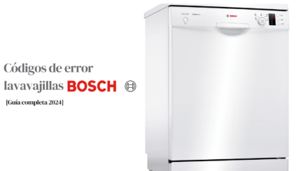 códigos de error lavavajillas bosch