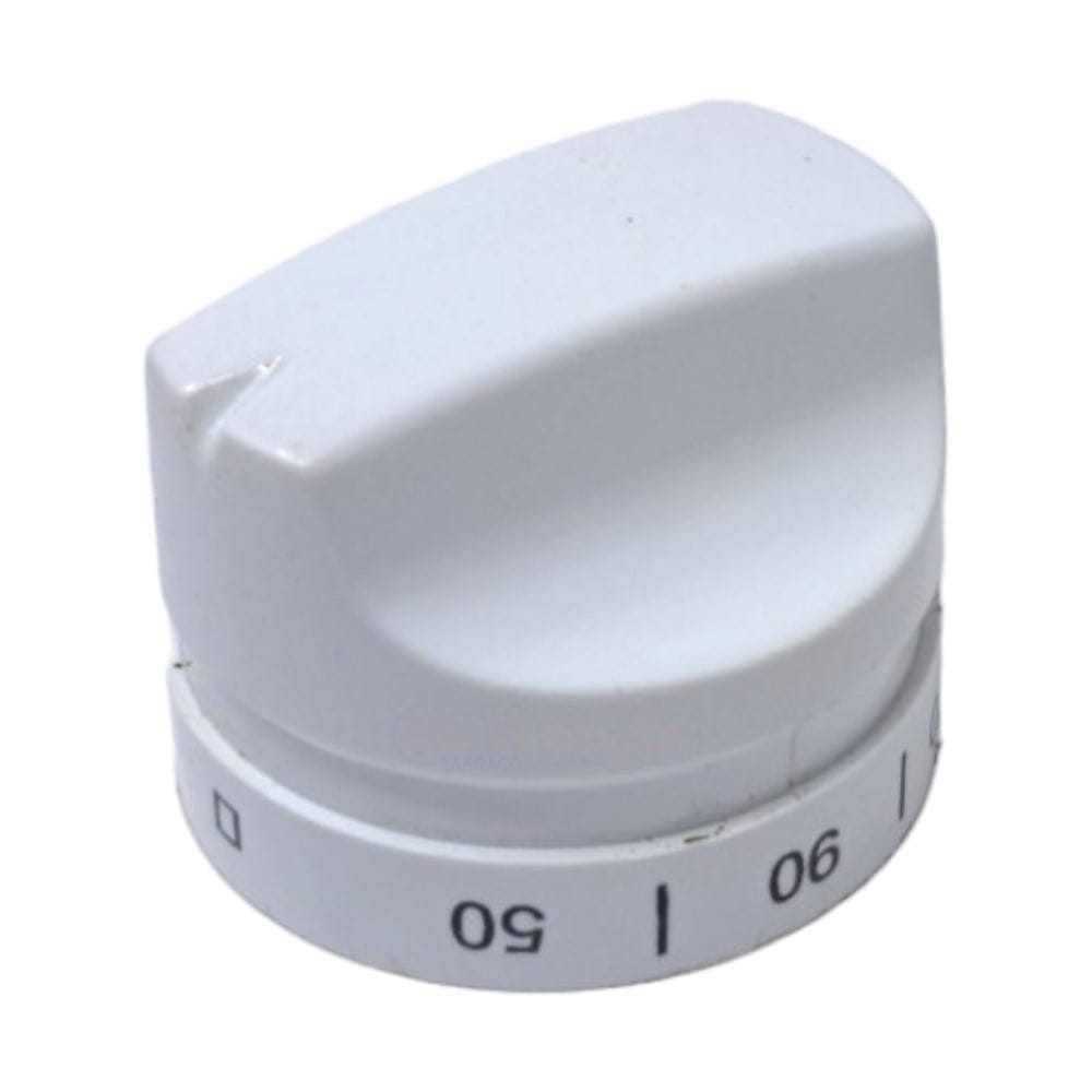 Manopola Bianca Per Piano Cottura TEKA - Asse 5,5mm, Codice Originale 83030422