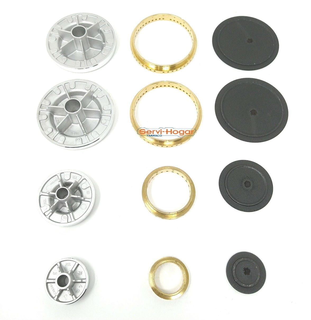 Tapetas + Aros + Quemadores Cocina SABAF (2 Grandes) - Imagen 3