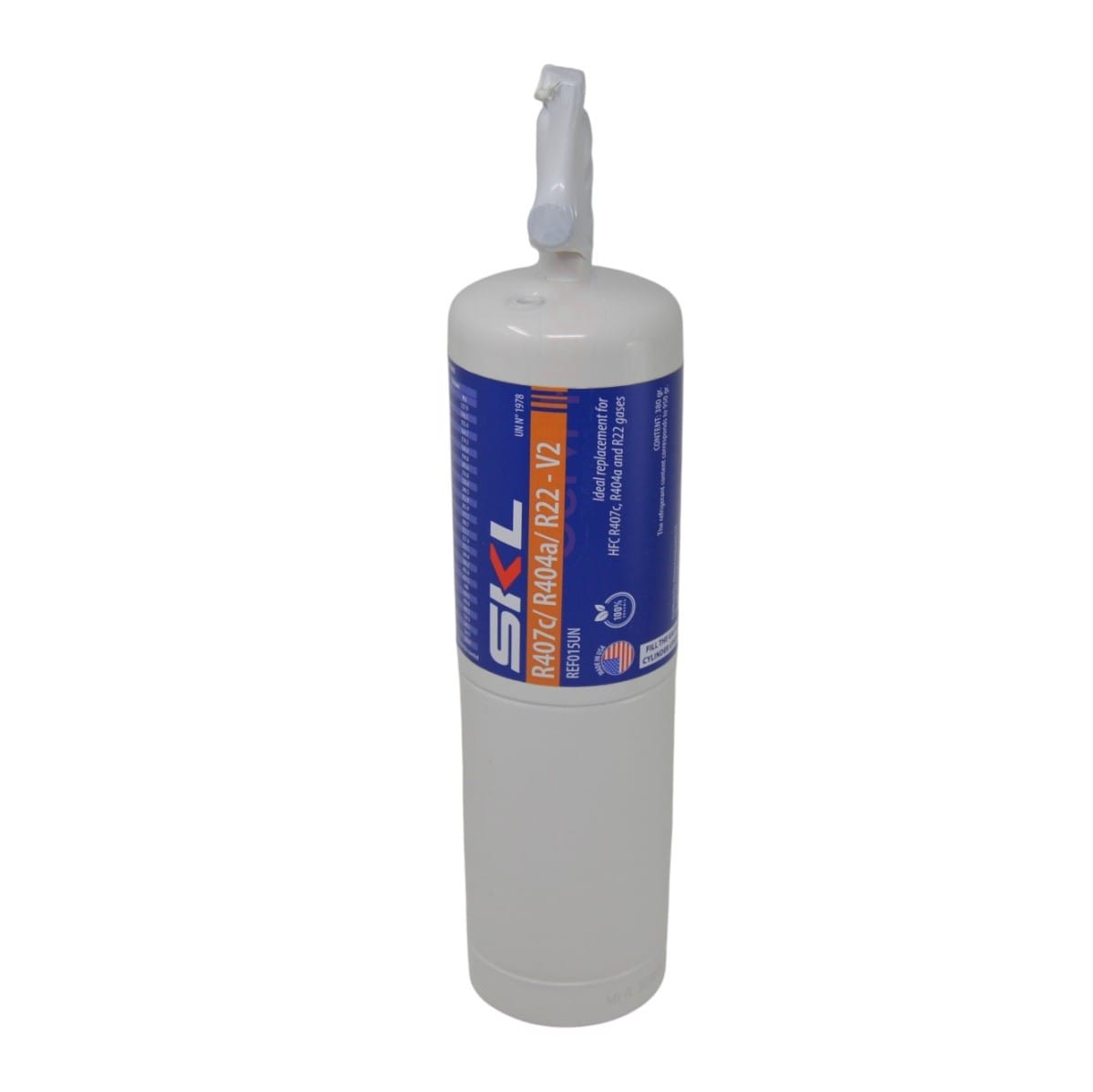 Gas refrigerante Ecologic SKL V2 R407c R22 R404a 380gr.